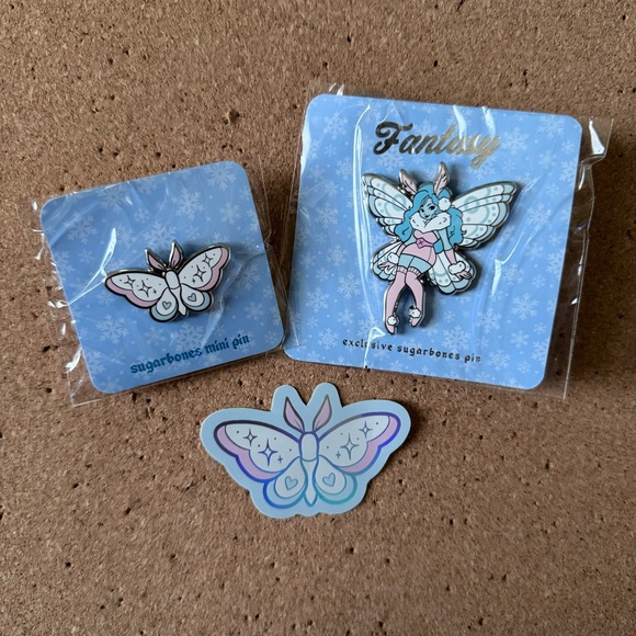 Sugar bones exclusive pin set - Picture 1 of 5